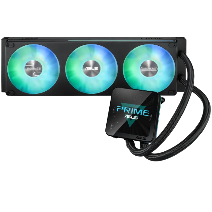 ASUS華碩 Prime LC II 360 ARGB LCD AIO Liquid Cooler (黑色, 3.95