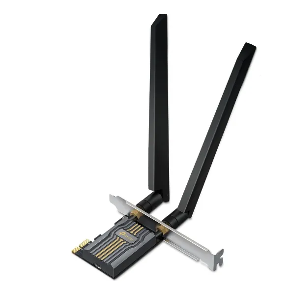 TP-Link Archer TBE400E BE6500 三頻 Wi-Fi 7 Bluetooth PCI Express Adapter (2880 Mbps at 6 GHz + 2880 Mbps at 5 GHz + 688 Mbps at 2.4 GHz)