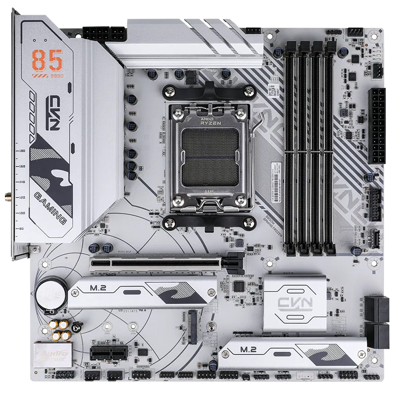 Colorful 七彩虹 CVN B850M GAMING FROZEN V14 AM5 mATX MB (WiFi6, 白色)