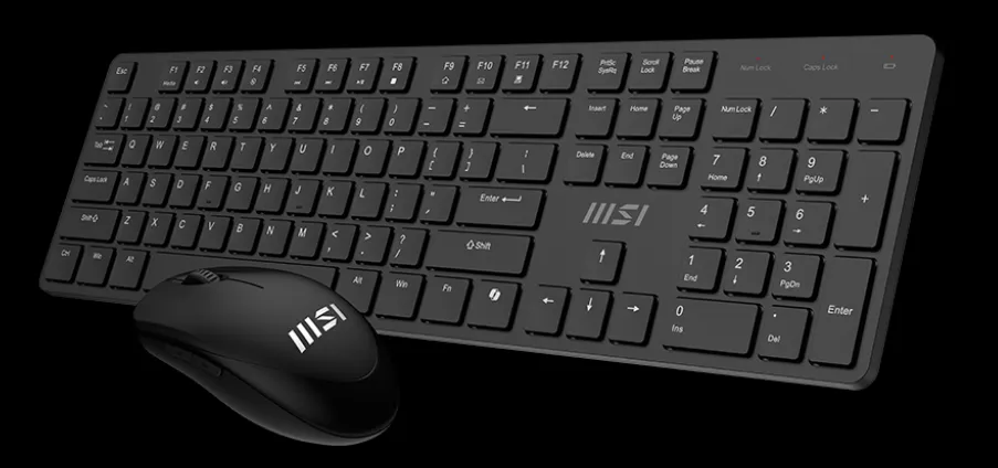 MSI微星 FORGE K200 Wireless COMBO KB + Mouse (KB-MK200CB)