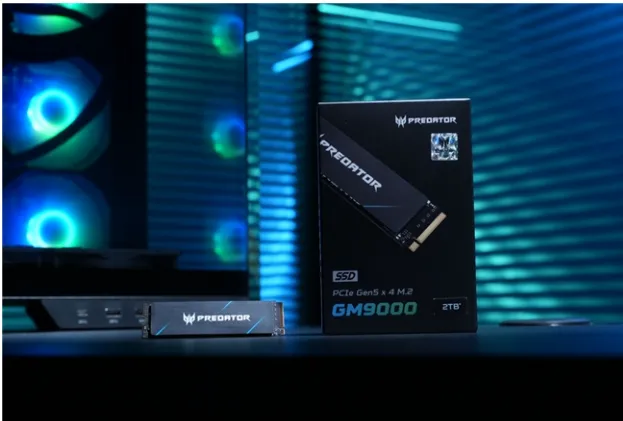 Acer Predator GM9000 4TB Gen5x4 NVMe 2.0 SSD (R:14000/W:13000MB/s, 5yr warranty, HD-AGM904T)