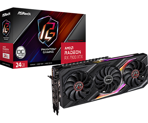 ASRock華擎 Radeon RX7900XTX Phantom Gaming 24GB OC GDDR6