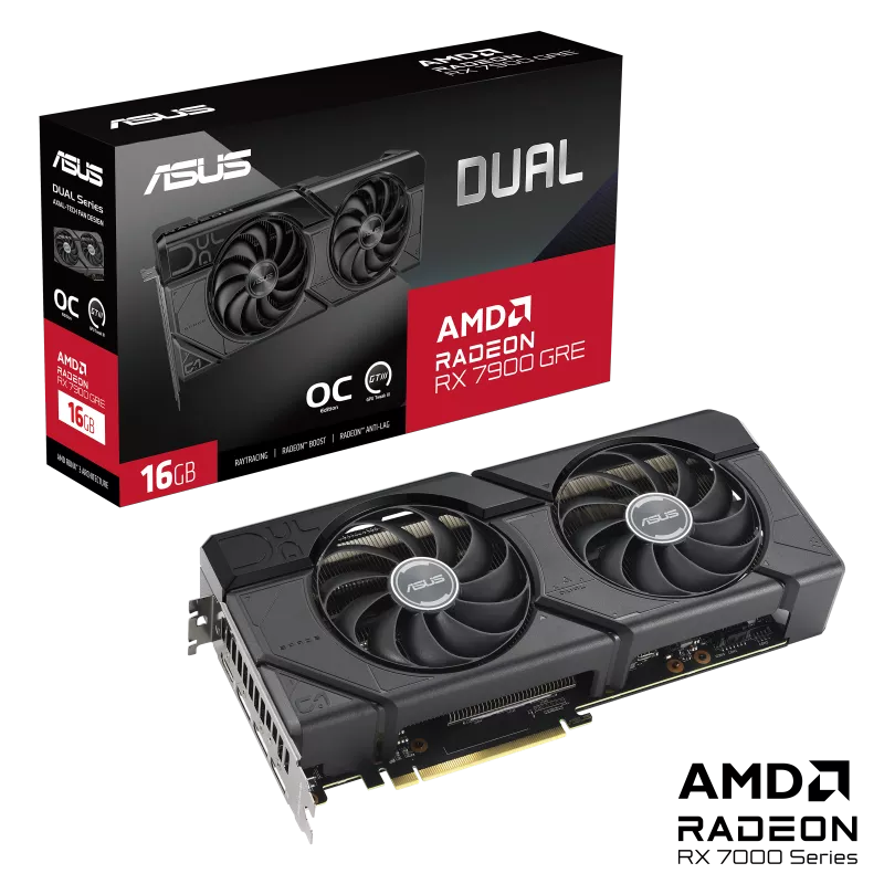 ASUS華碩 Radeon RX7900GRE 16GB GDDR6 (DUAL-RX7900GRE-O16G)