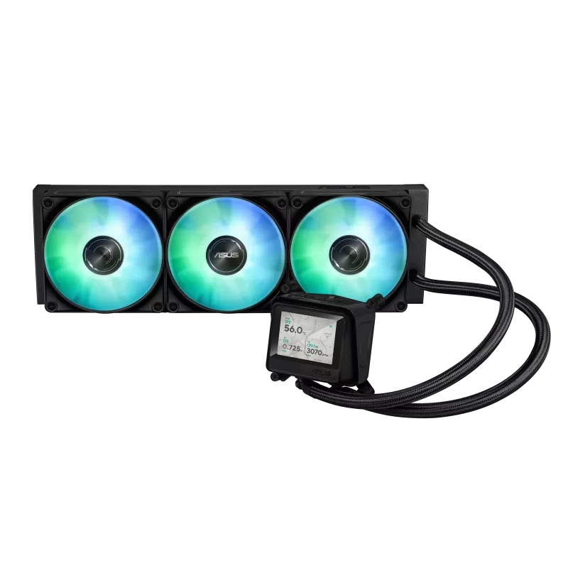 ASUS華碩 MAX GAMING LC 360 ARGB LCD AIO Liquid Cooler (黑色, 2.4
