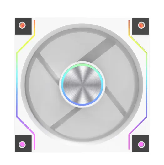 darkflash DM20 LINE WHITE REVERSE ARGB 120mm Case Fan (白色, 反向, TH-DM20LWR, 1yr warranty)