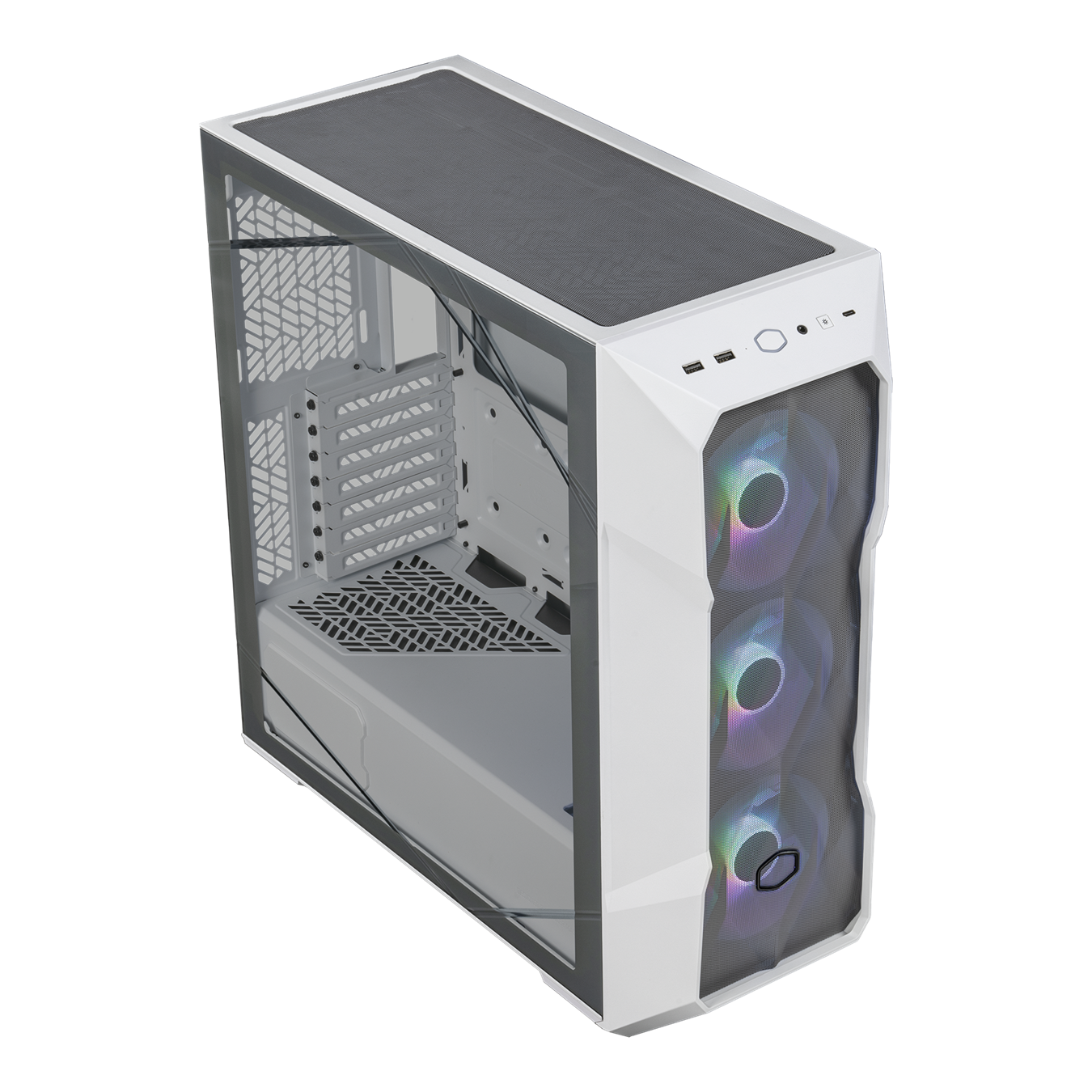 Cooler Master MasterBox TD500 Mesh V2 白色 ATX Tower Case (前置USB-C, 可拆式上蓋, TD500V2-WGNN-S00)
