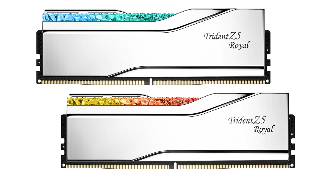 G.Skill Trident Z5 Royal RGB Silver F5-6400J3239G32GX2-TR5S DDR5 ...