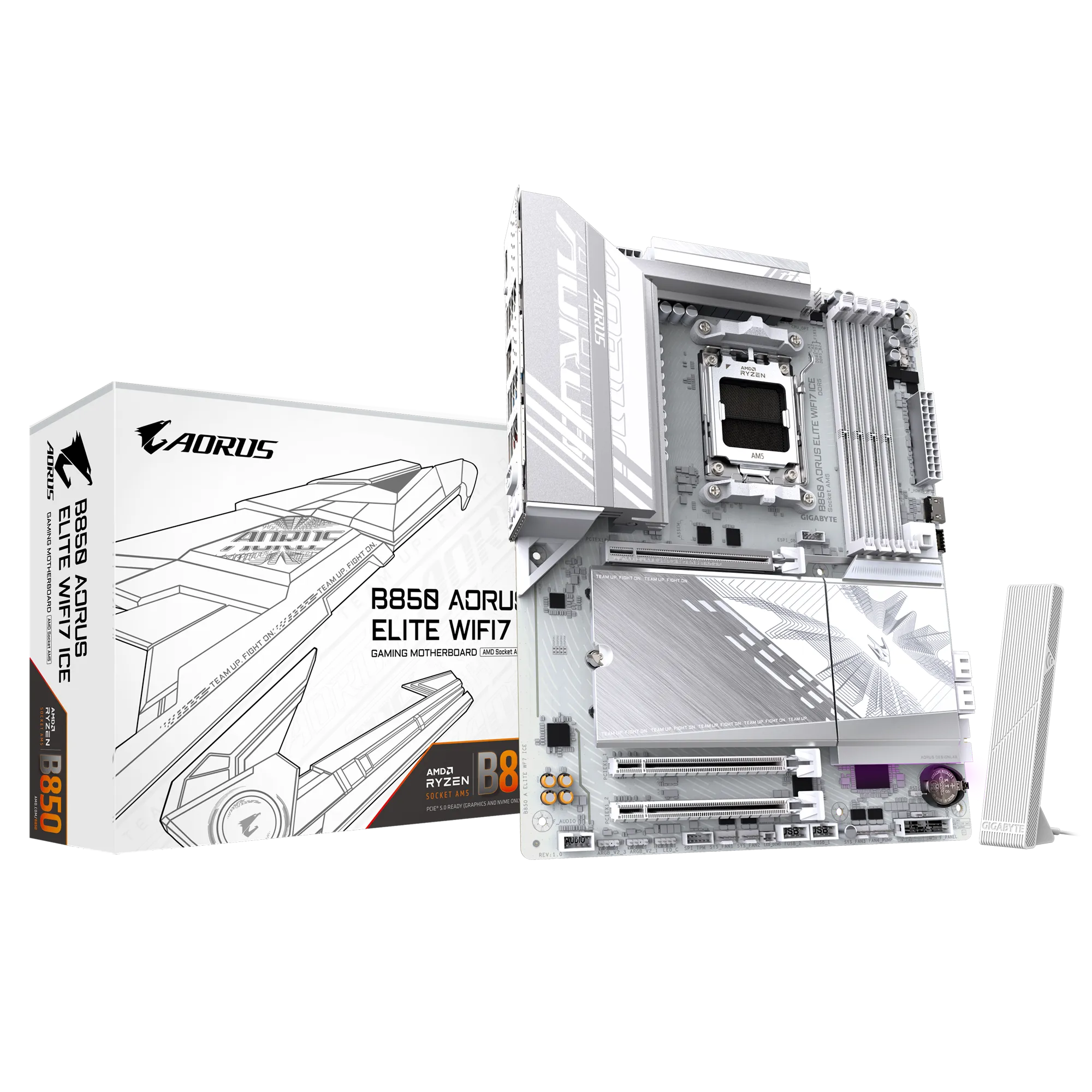 Gigabyte GA-B850 AORUS ELITE WIFI7 ICE AM5 ATX MB