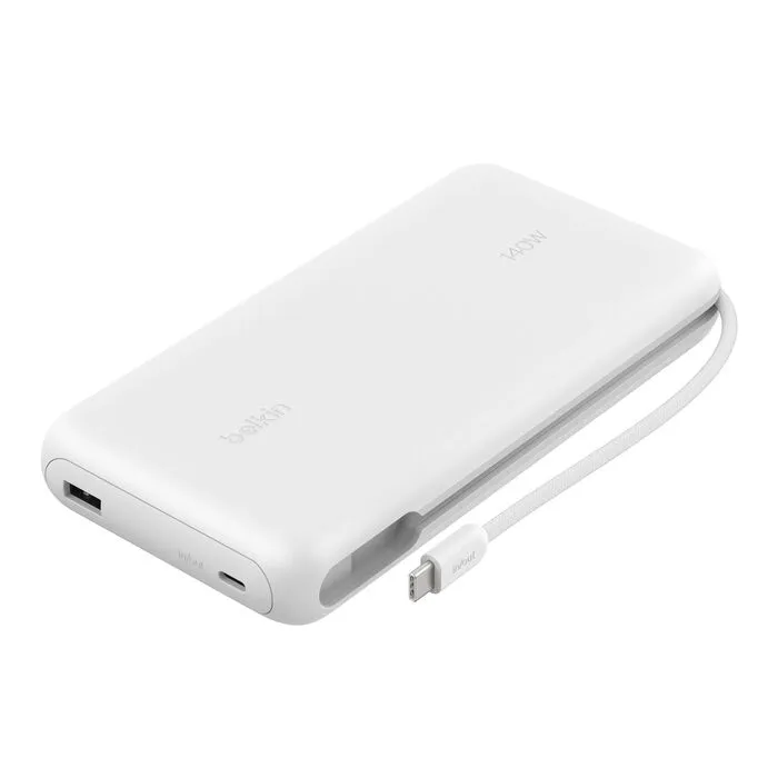 Belkin UltraCharge Pro Laptop 25K Power Bank (白色, 158W, 3C logo W/QR code, BPB039qcWH)
