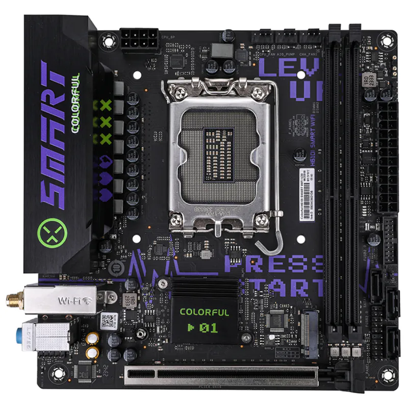 Colorful H610I ITX Smart WIFI V20 DDR4 LGA1700 ITX MB