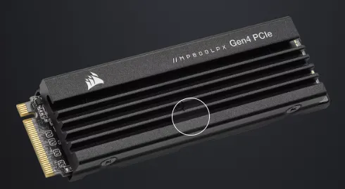Corsair MP600 PRO LPX 黑色 1TB M.2 NVMe PCIe Gen. 4 x4 SSD (Read: 7,100MB/s, Write: 3,700MB/s, CSSD-F1000GBMP600PLP)