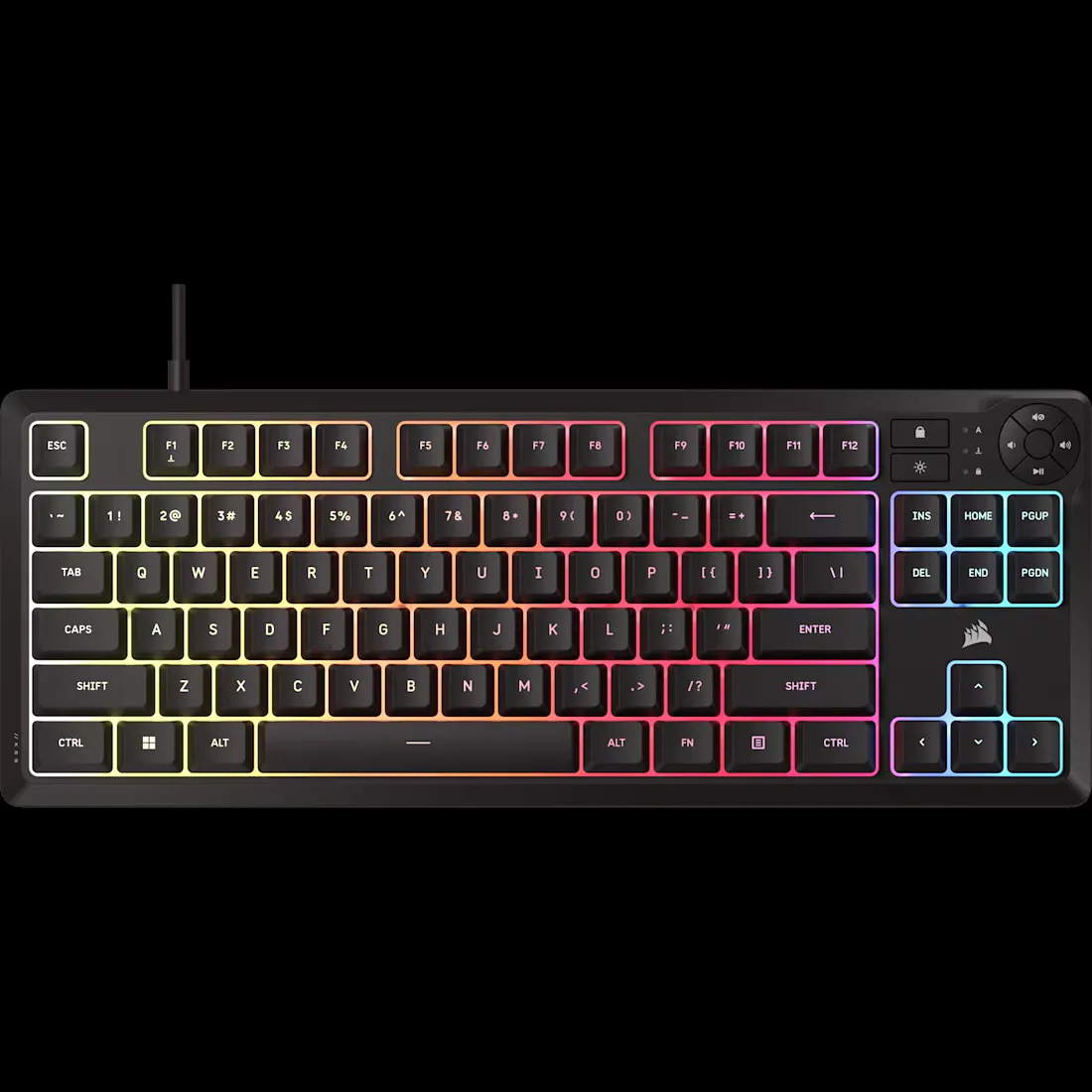 Corsair K55 CORE TKL RGB Wired Gaming Keyboard (CH-9216065-NA)