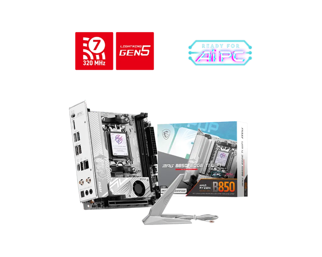 MSI微星 MPG B850I EDGE TI WIFI AM5 ITX MB