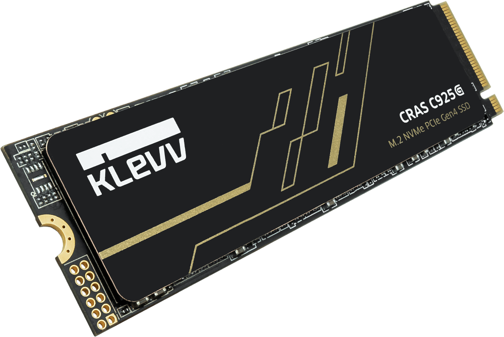 Klevv CRAS C925G 1TB M.2 NVMe Gen4 SSD (Read: 7400MB/s, Write: 6300MB/s,K01TBM2SP0-25G)