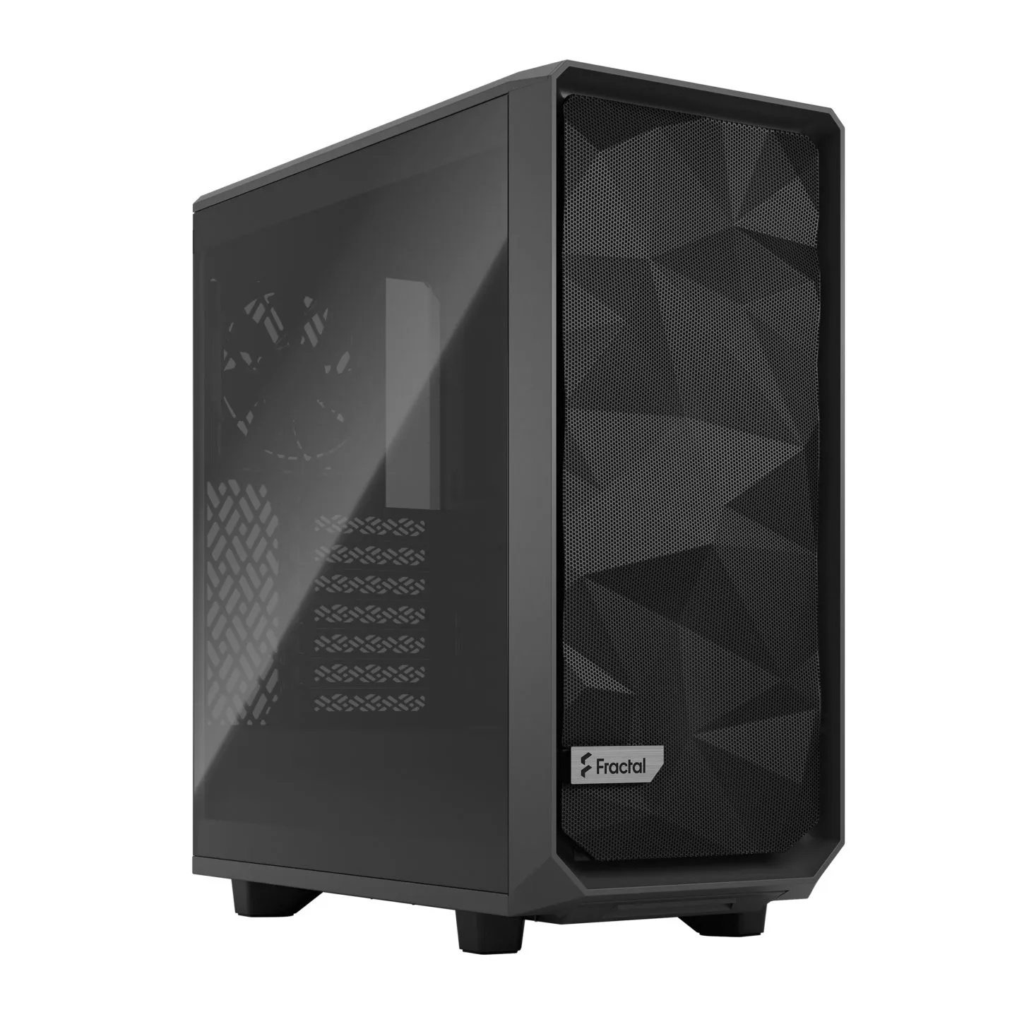 Fractal Design Meshify 2 Compact Gray Light Tempered Glass ATX Tower Case (FD-C-MES2C-04)