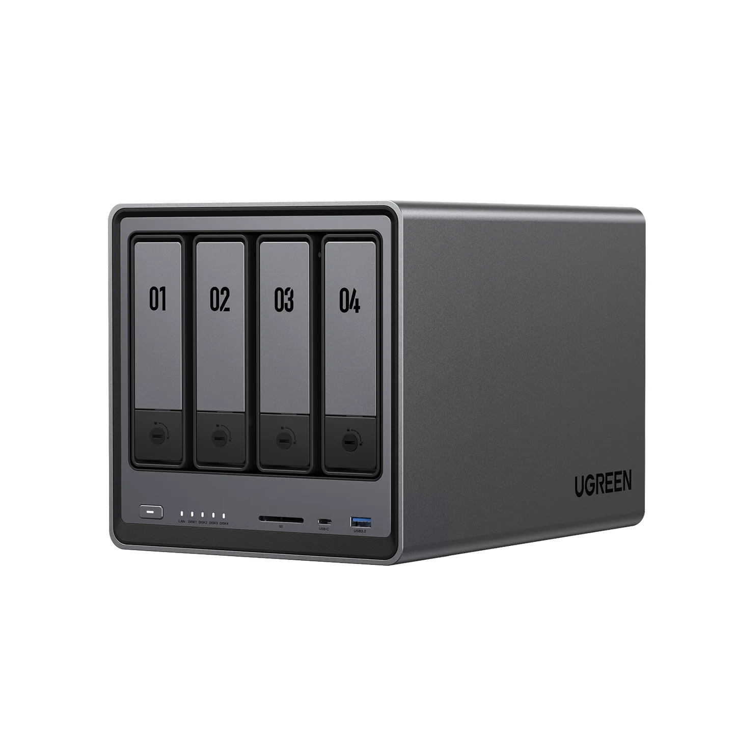 UGREEN NASync DXP4800 Plus 4Bay NAS (Intel Gold 8505 , 8GB Ram , 2.5Gb RJ-45 Lan port ,m.2 NVMe *2 , HDMI)