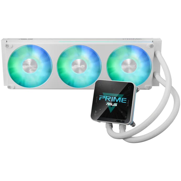 ASUS華碩 Prime LC II 360 ARGB LCD White Edition AIO Liquid Cooler (白色, 3.95