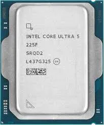 Intel Core Ultra 5 225F CPU (Tray, 10Core(6P+4E) 10Threads, 22MB. 3.3/4.9GHz, 65W TDP, Socket 1851)