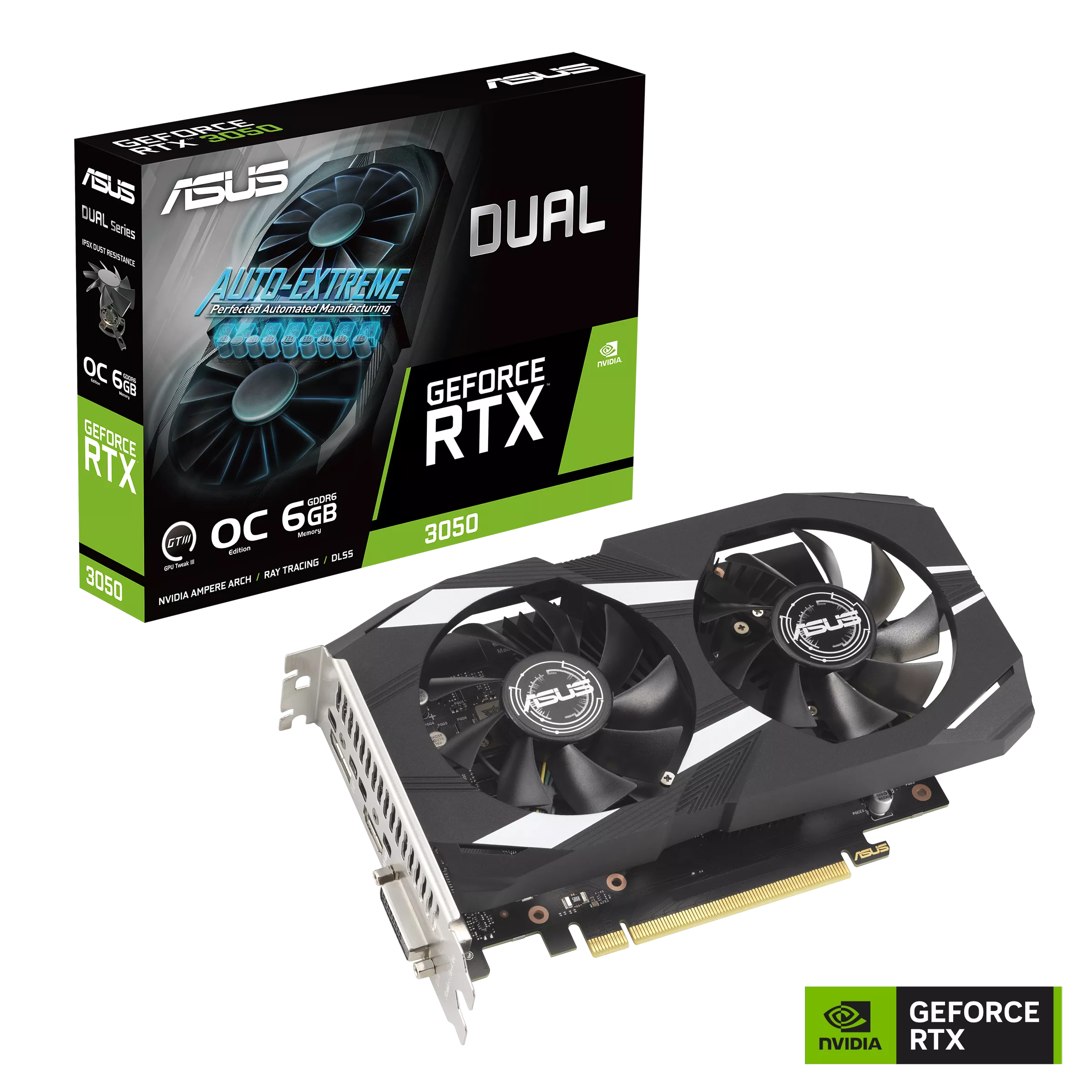 ASUS華碩 RTX3050 DUAL-RTX3050-O6G 6GB GDDR6