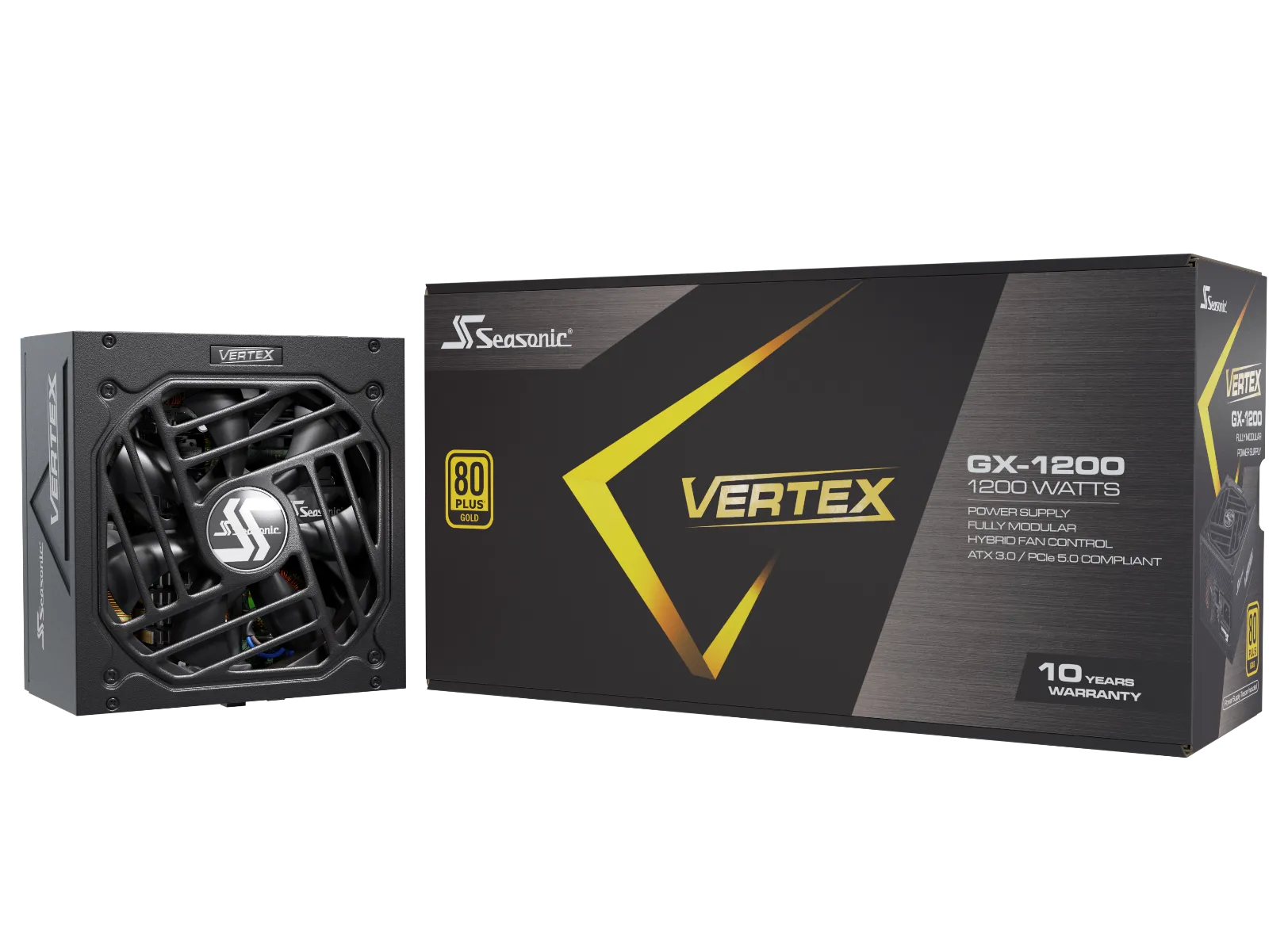 Seasonic VERTEX GX1200 1200W ATX3.0 80PLUS Gold Full Modular Power Supply (VERTEX-GX1200)