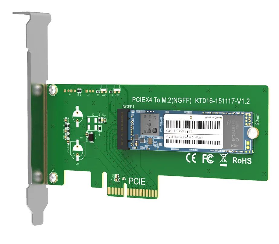 Maiwo KT016 NVMe M.2 SSD PCIe Card