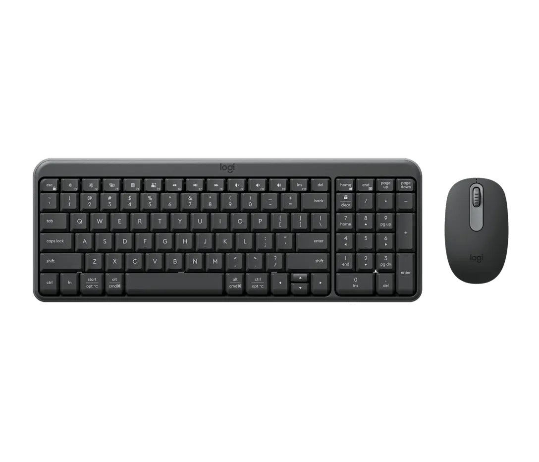 Logitech MK250 Compact Bluetooth Wireless Combo (Graphite, Keyboard & Mouse)