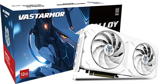 VASTARMOR瀚鎧 Radeon RX9070 GRE 12GB GDDR6 Alloy White 合金白色 (AH-9070GRE12DCPRW4N)