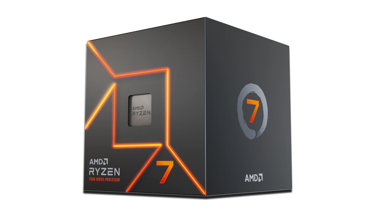 AMD Ryzen 7 7700 CPU (AM5, 8Cores 16Threads, 3.8/5.3GHz, L2:8MB, L3:32MB,65W TDP, Radeon Graphics)