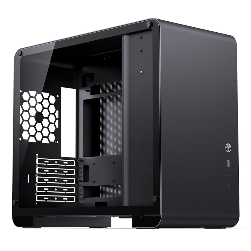 Jonsbo U4 MINI BK mATX Case (黑色,全透明側板)