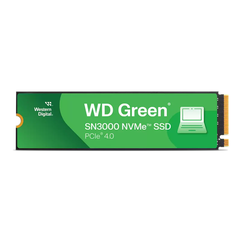 WD Green M.2 2280 SN3000 1TB WDS100T5G0E Gen4 NVMe SSD(R:5000MB/s,W:4200MB/s)