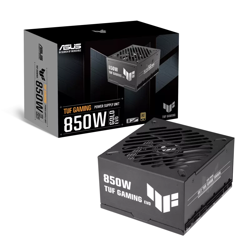 ASUS華碩 TUF GAMING 850W Gold EVO Fully Modular ATX3.1 Power Supply (8yr warranty, TUF-GAMING-850G-EVO)