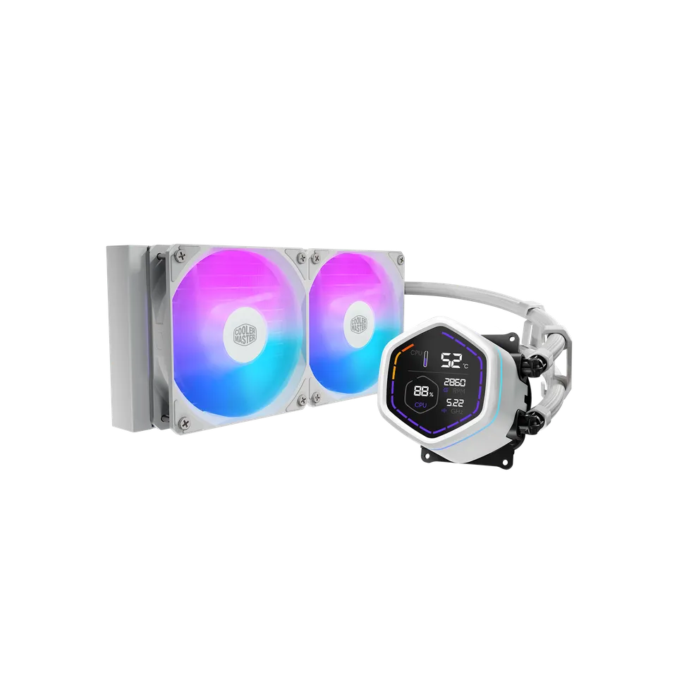 Cooler Master MASTERLIQUID ML240 CORE NEX DIGITAL 白色 AIO Liquid Cooling (MLX-D24M-A18PW-RD, 5yr warranty)