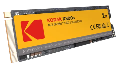 Kodak 柯達 X300s 2TB Gen 3 M.2 NVME SSD  (R:2500/W:2000MB/s, EKSSD2TX300SK)