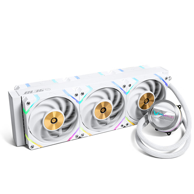 VALKYRIE VK GL360 ARGB AMG White (白色, 12cm Fan*6) 360mm AIO Liquid Cooler
