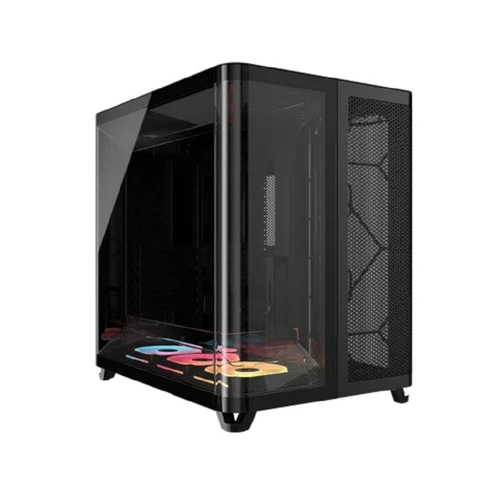 Corsair AIR 5400 LX-R ARGB iCUE LINK Mid-Tower ATX Case 黑色 (CC-9011320-WW)