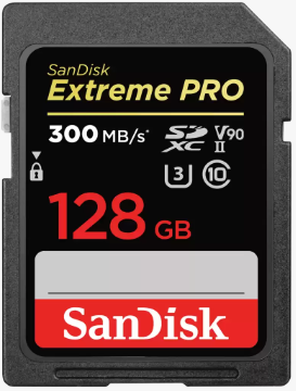 SanDisk 128G SDXC Extreme Pro (V90, UHS-II, 300MB/s Read, 260MB/s Write, SDSDXDK-128G)***請保留包裝, 以便日後保養