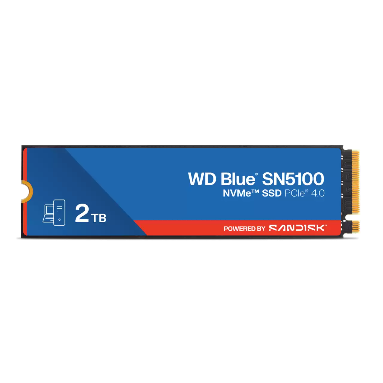 WD Blue M.2 SN5100 2TB NVMe Gen4 (R:7100MB/s,W:6700,WDS200T5B0E, 5year warranty)