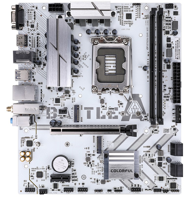 Colorful 七彩虹 BATTLE-AX B760M GHA WIFI DDR4 V20 mATX MB