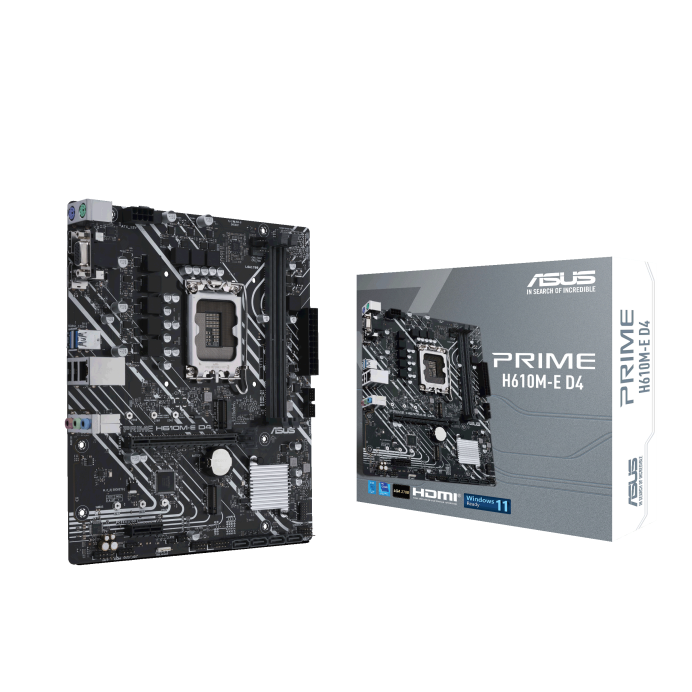 ASUS華碩 PRIME H610M-E D4 LGA1700 mATX Main Board