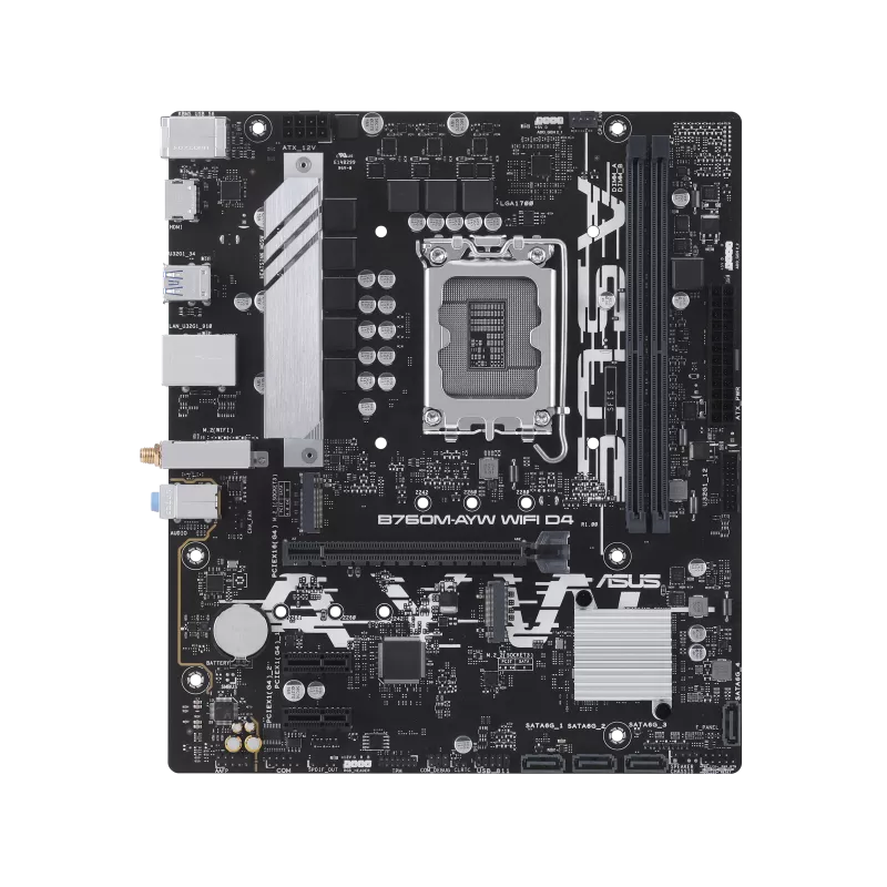 ASUS華碩 B760M-AYW WIFI D4 LGA1700 mATX MB