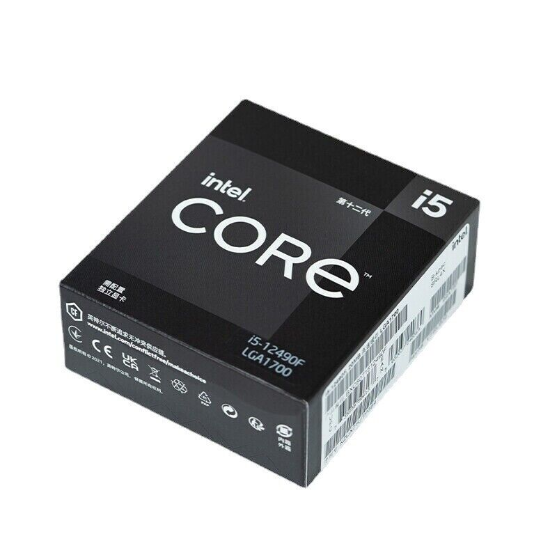 Intel Core i5-12490F CPU (BOX, Alder Lake,6Core(6P0E)12Threads,3.0/4.6GHz,LGA1700,L3 20MB,65/117W)