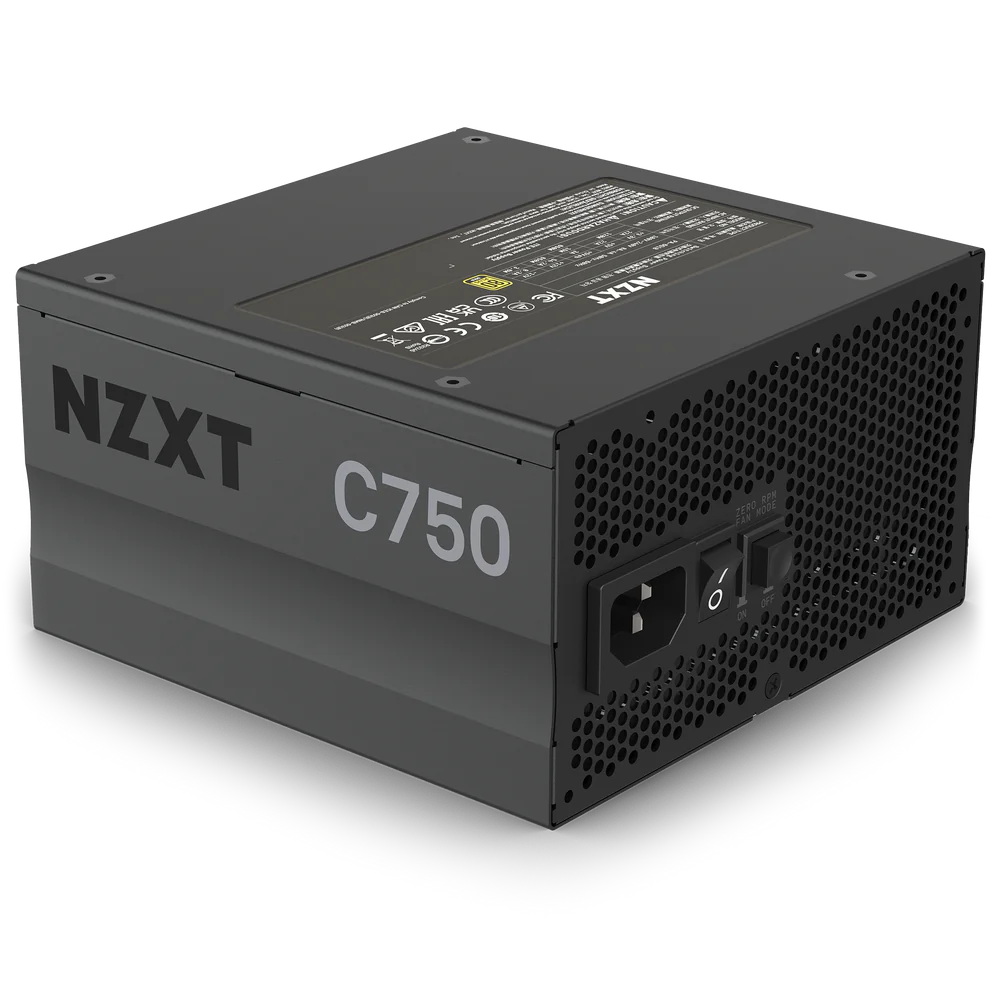 NZXT C SERIES C750 (PA-7G2BB-BP) - 750W 80 PLUS GOLD Full Modular Power Supply (Bulk Pack)