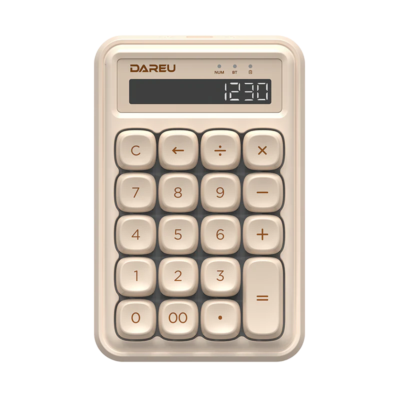 DAREU達爾優 Z19 Dual-mode Cute Mechanical Numeric Keyboard (Dual Mode USB-C/BT, Quiet switch)