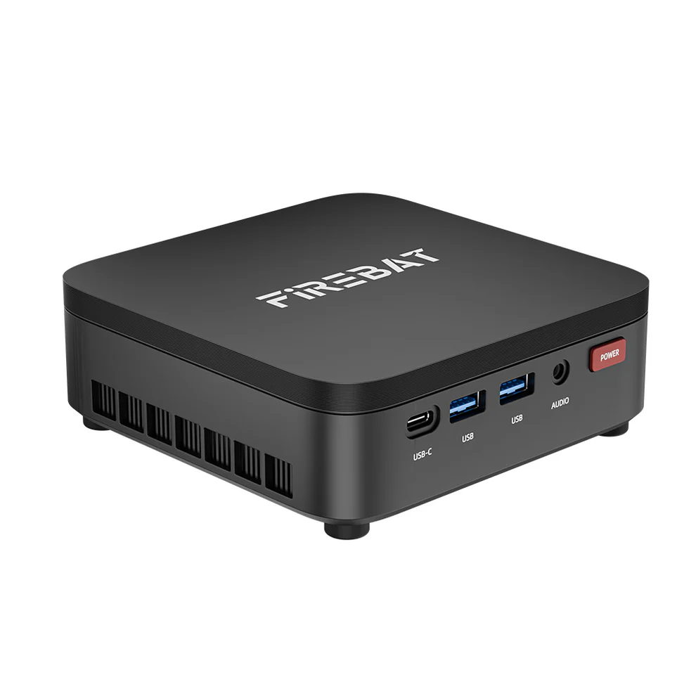 FiREBAT R5 7430U Mini PC (AMD Ryzen 5 7430U, AMD Radeon Graphics, 16GB LPDDR5 RAM, 512GB SSD, Win11 Pro, HDMI, DP, USB-C, 1G Lan, WiFi6, BT5.2, 2yr warranty, CS-FR374)