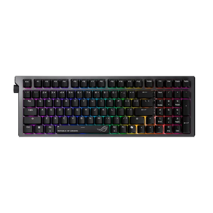 Asus華碩 ROG Strix Morph 96 Wireless mechanical Gaming Keyboard (NX Snow Switches(REFINED LINEAR), USB-C, 2.4GHz, Bluetooth)