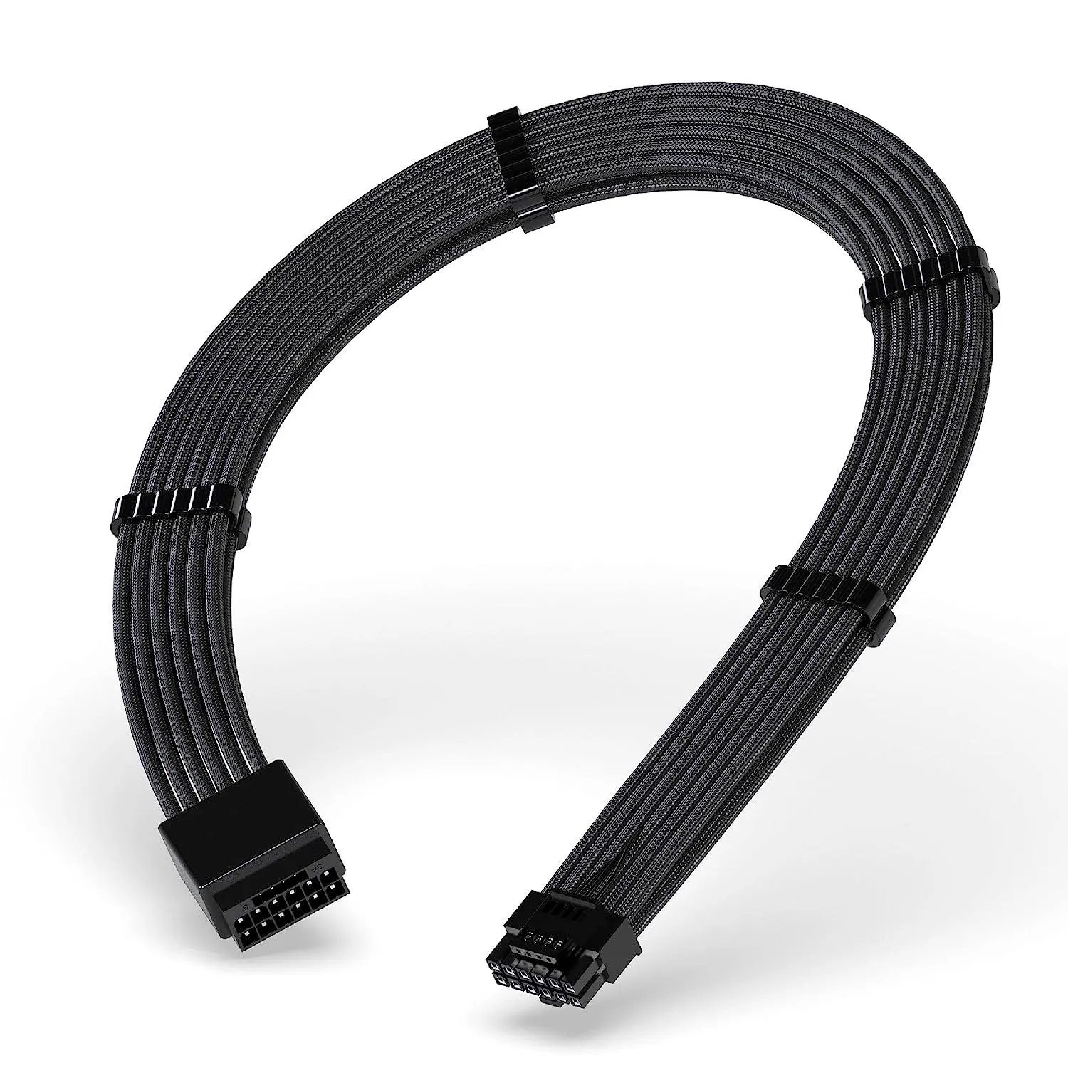 EZDIY-FAB 12VHPWR PCIe 5.0 Extension Power Cable (黑色)