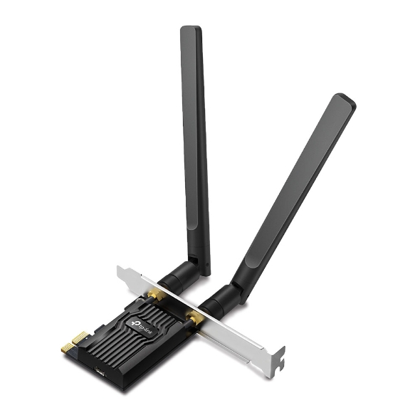 TP-Link Archer TX20E AX1800 高增益雙頻 Wi-Fi 6 藍牙 5.2 PCIe 接收器 (1201 Mbps at 5 GHz + 574 Mbps at 2.4 GHz)