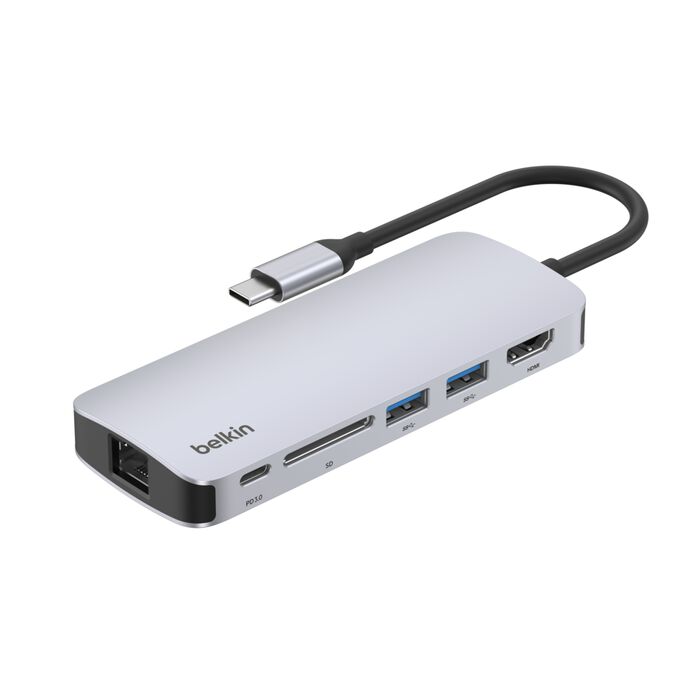 Belkin USB-C 6-IN-1 MULTIPORT HUB 4K60
(AVC008fqSGY-V2)