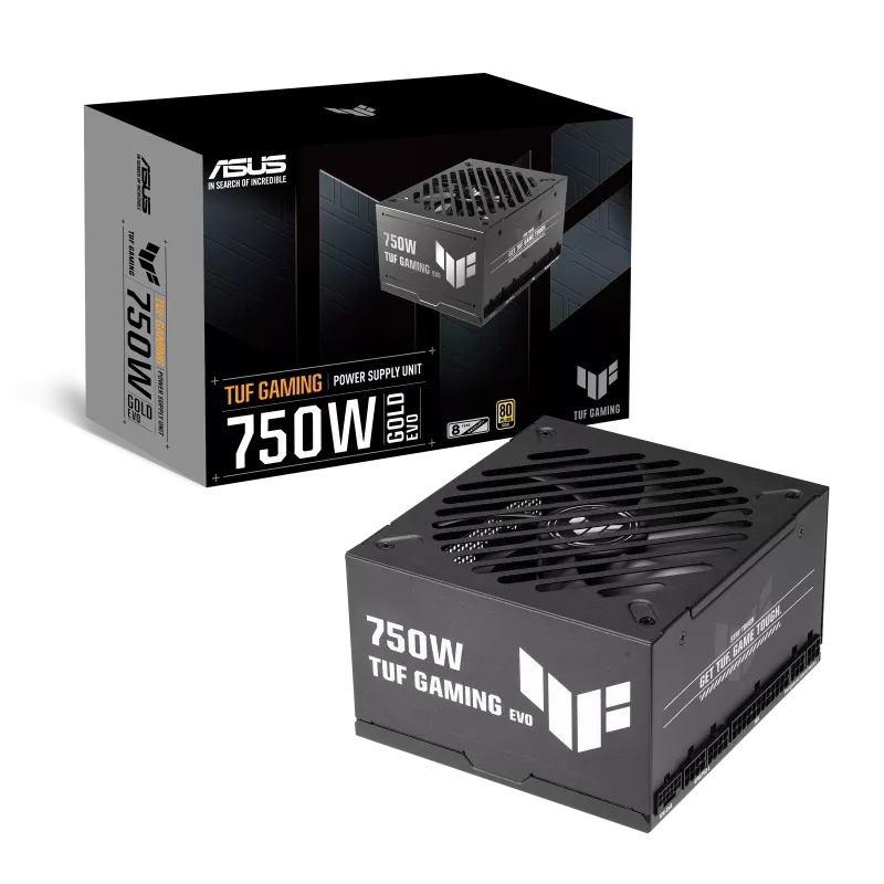 ASUS華碩 TUF GAMING 750W Gold EVO Fully Modular ATX3.1 Power Supply (8yr warranty, TUF-GAMING-750G-EVO)