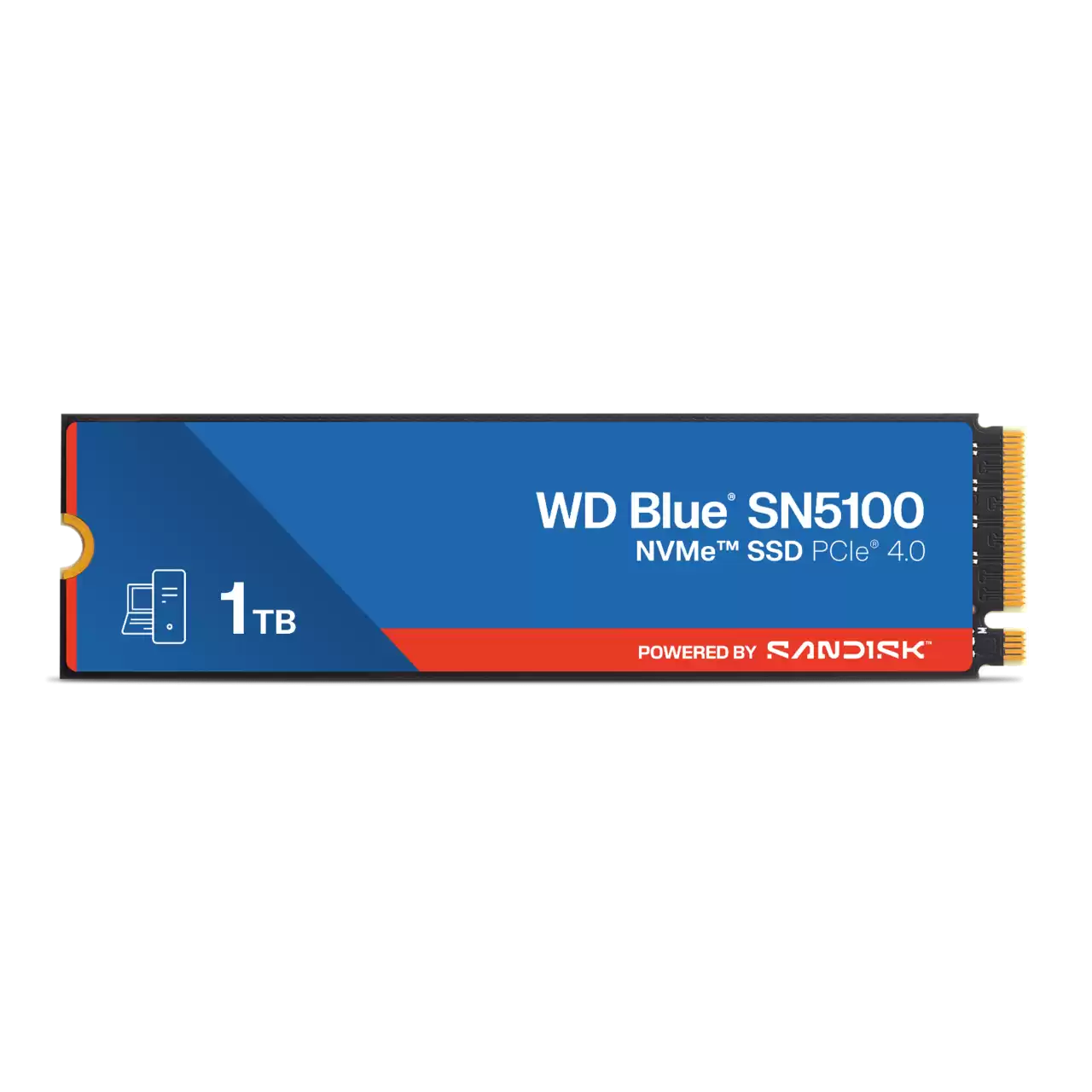 WD Blue M.2 SN5100 1TB NVMe Gen4 (R:7100MB/s,W:6700,WDS100T5B0E, 5year warranty)
